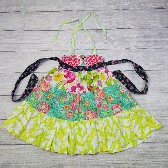 4 Matilda Jane Platinum Floral Paneled Ellie Dressmatilda - Picture 1 of 6